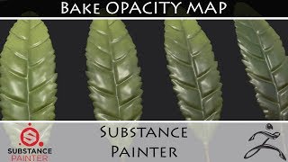 Substance Painter  Opacity Map Baking and Transparency [upl. by Edmund]