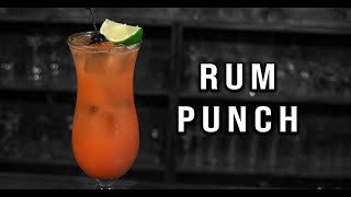 Rum Punch  Easy Rum Recipes  Booze On The Rocks [upl. by Tama]