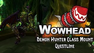 Demon Hunter Class Mount Questline [upl. by Laenej480]