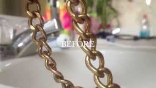 HOW TO clean fashion jewelry with one household product [upl. by Mulcahy]