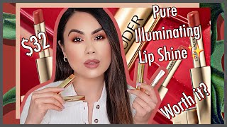 Estee Lauder Pure Color Illuminating Shine Review [upl. by Ahsial484]