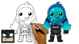 How to Draw RIPPLEY  NEW Fortnite Season 11 Skin [upl. by Solracsiul]