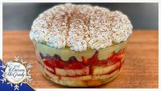 TRADITIONAL ENGLISH TRIFLE  THE PERFECT CHRISTMAS DESSERT [upl. by Willey529]