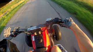 Yamaha Banshee 350cc Top Speed Test [upl. by Inirt]