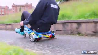 Latest Graffiti Hoverboard Go Kart Racing Hoverkart By HCS Gadgets [upl. by Ahsinel163]