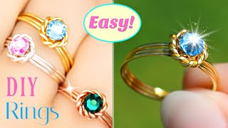 The Lazy Ring Tutorial  EASY DIY Rings Anyone Can Make In Seconds or Minutes [upl. by Anear90]