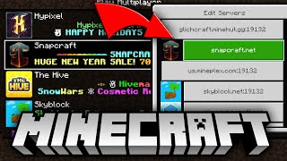 How To Join JAVA EDITION Servers on BEDROCK EDITION  Minecraft [upl. by Hennessy]