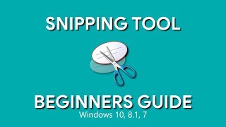 How to Use Snipping Tool Beginners Guide [upl. by Adar]