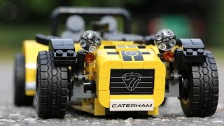 LEGO Ideas Caterham Seven 620R Review 21307 [upl. by Llerdnod]