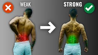 How To Get A Strong Lower Back The RIGHT Way 4 Must Do Exercises [upl. by Muir]