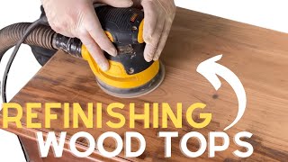 How to refinish cherry wood table tops [upl. by Handler]