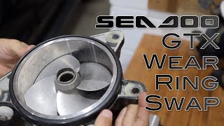 Wear Ring Swap Solas Stainless Steel  SeaDoo GTX [upl. by Ruhtracm]