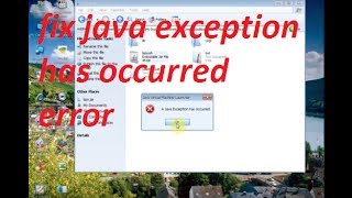 fix java exception has occurred error [upl. by Tearle93]