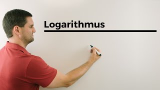 Logarithmus Anfänge Rechengesetze Logarithmieren  Mathe by Daniel Jung [upl. by Assile]