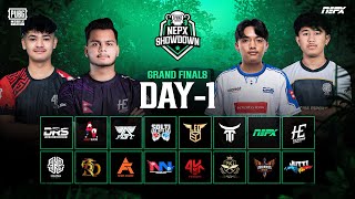 PUBG Mobile NEPX Showdown  Grand Finals Day 1 [upl. by Eibbob528]