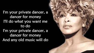 Tina Turner  Private Dancer LYRICS Ohnonie HQ [upl. by Maisey652]