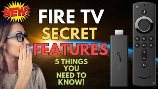 🔥 FIVE SECRET HIDDEN FIRESTICK FEATURES 🔥 [upl. by Bilek]