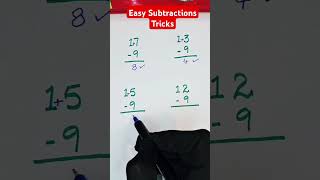 Most Easiest Method to Solve Subtraction Questionsmathsmathstricks education [upl. by Ynoep]