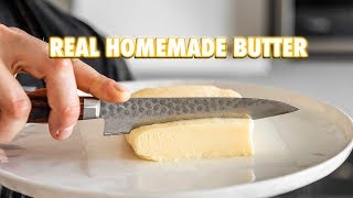 2 Ingredient Cultured Butter [upl. by Nerrad]