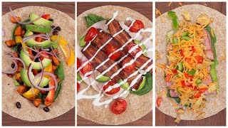 5 ProteinPacked Lunch Wraps  BackToSchool [upl. by Erme]