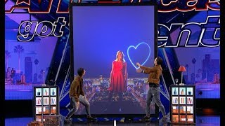 Tony amp Jordan French Twins SHOCK with Virtual Magic on America’s Got Talent [upl. by Jaine]