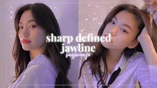 make your jawline way more sharp amp defined ✧ [upl. by Eldwon]