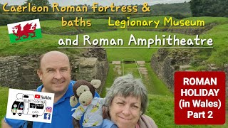 305 Caerleon Castle Roman Fortress and Baths Legionary Museum and Roman Amphitheatre Wales [upl. by Adaliah]