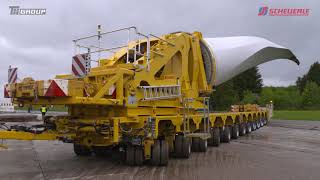 SCHEUERLE Rotor Blade Adapter G4  The transport solution for the wind energy sector [upl. by Ariay]