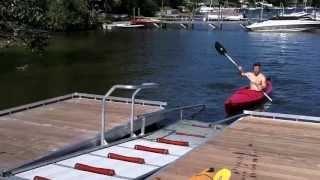 Kayak Launch Dock System [upl. by Aikkan]