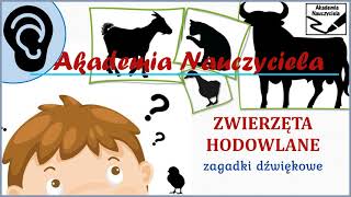 Zwierzęta hodowlane zgadki dźwiękowe [upl. by Trefler188]