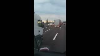 video molto forte incidente mortale sulla A4 [upl. by Schuh]