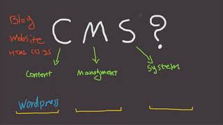 What is a CMS  Content Management Sysytem [upl. by Arahat762]