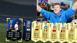 TOTY RONALDO  TOTY MESSI IN THE SAME PACK OPENING  FIFA 17 [upl. by Aneloc951]