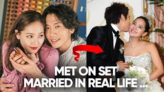 15 Korean Drama Couples Who GOT MARRIED After Falling In Love On Set Ft HappySqueak [upl. by Tine895]