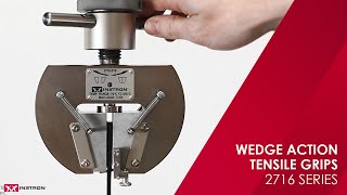 Instron® 2716 Series Wedge Action Tensile Grips [upl. by Queridas]