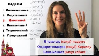 Дательный падеж Существительные Часть 1  Падежи [upl. by Pasahow408]