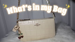 WHAT’S IN MY BAG  COACH  NOLITA 19 [upl. by Fredi]