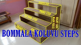 EASY MAKING BOMMALA KOLUVU GOLU STEPS [upl. by Goddard]