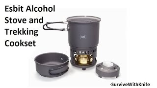 Esbit Alcohol Stove and Trekking Cookset [upl. by Kettie]