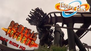 Nemesis Inferno Offride HD Thorpe Park Resort [upl. by Hgielra]