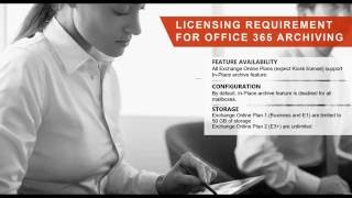 Office 365 – How to enable online archiving for Office 365 Part 1 [upl. by Nednarb]