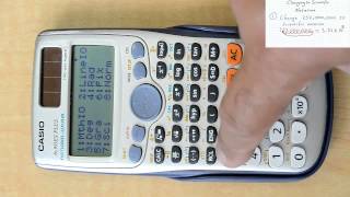 Changing between scientific notation amp decimals [upl. by Kamp43]