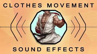 Clothes Movement  Free Sound Effect [upl. by Barra]