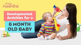 Developmental Activities for a 6MonthOld Baby [upl. by Obed832]