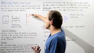 Electron Spin Magnetic Dipole Moment [upl. by Nitsuj]