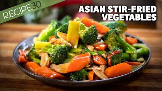 Asian stir fried vegetables [upl. by Sonny]