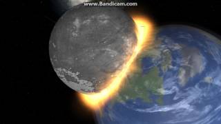 Universe Sandbox 2  Theia Collision w Earth [upl. by Truitt]