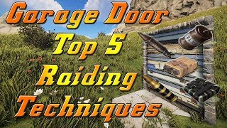 Rust Console How To Raid A Garage Door Explosive Ammo amp Satchel Charge Top 5 Raiding Techniques 2021 [upl. by Icyaj]