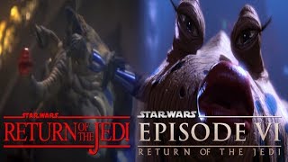 Lapti Nek amp Jedi Rocks  Jabba Dance Scene Comparison  Return Of The Jedi [upl. by Drehcir]