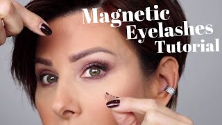 My BEST Tips to Apply MAGNETIC LASHES  The Easiest Tutorial  Dominique Sachse [upl. by Ennovad]